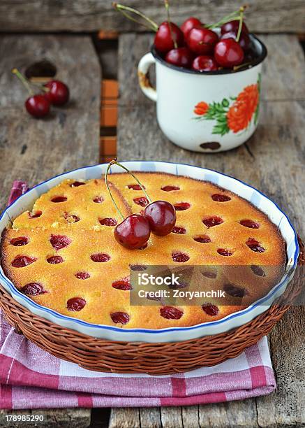 Cherry Pie Stock Photo - Download Image Now - Baked, Berry Fruit, Breakfast