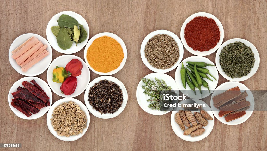 Ingredientes dos pratos - Foto de stock de Alimentação Saudável royalty-free