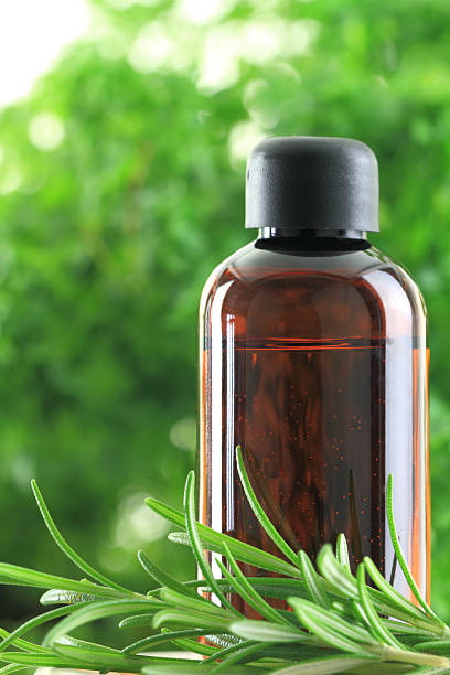 istock Bottle of Rosemary essential oil 178985920