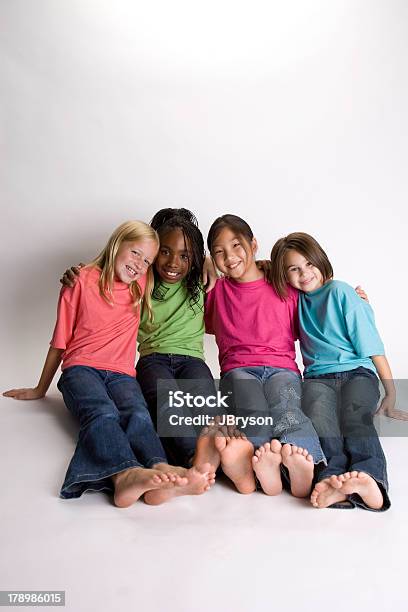 Love Around The World Stock Photo - Download Image Now - Child, Barefoot, Offspring