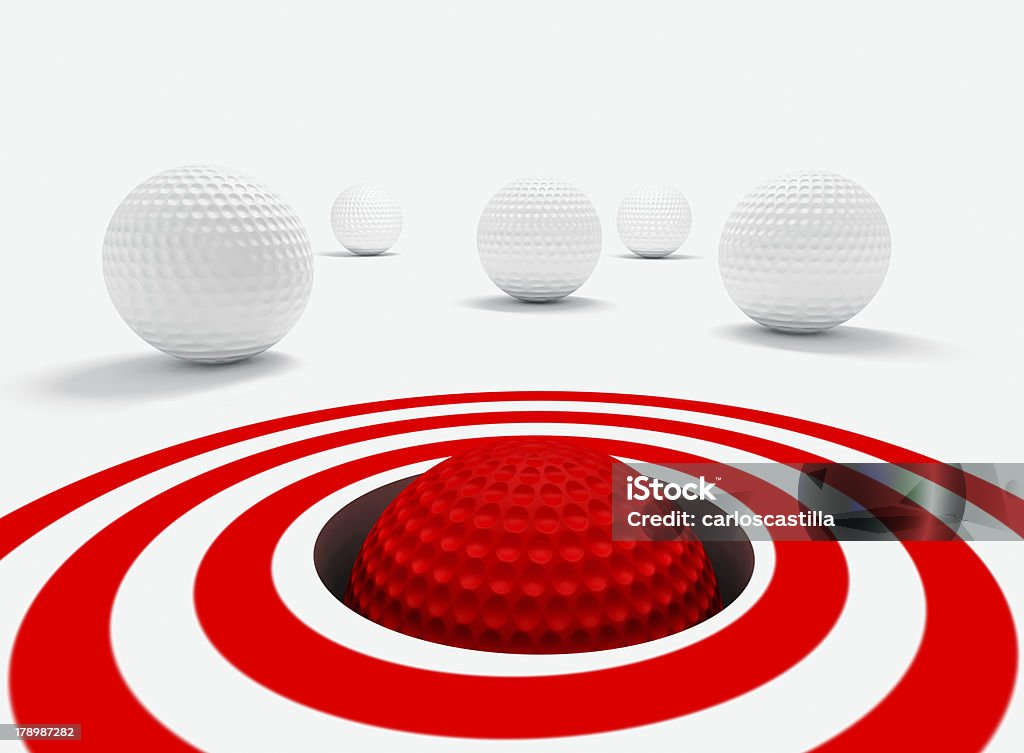 Successo e palline da golf - Foto stock royalty-free di Accessibilità