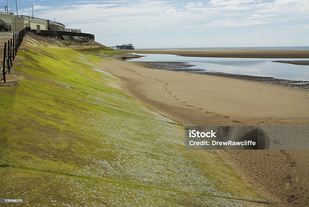 Impronta sulla spiaggia - Foto stock royalty-free di Acqua