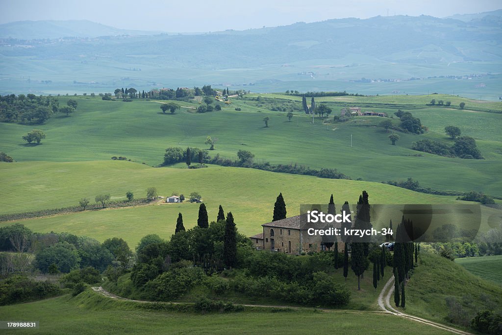 Fattoria toscana - Foto stock royalty-free di Casa