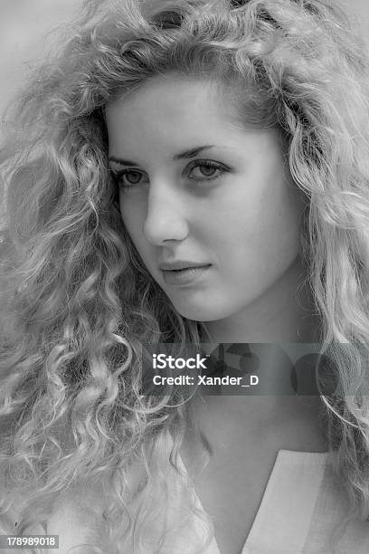 Black And White Portrait Stock Photo - Download Image Now - Adult, Adults Only, Beautiful People