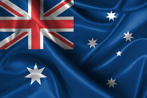 istock Wavy Flag of Australia 178989146