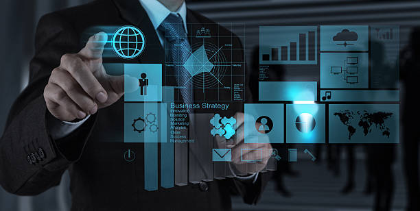 istock businessman hand working with new modern computer and business s 178989409