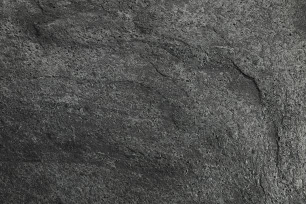istock Texture of dark grey stone surface as background, closeup 1789894886
