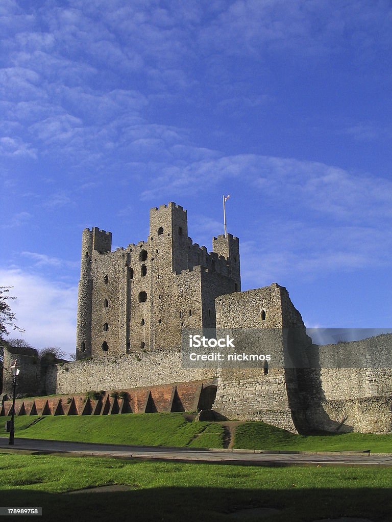 Castello di Rochester, nel Kent, Inghilterra - Foto stock royalty-free di Antico - Condizione