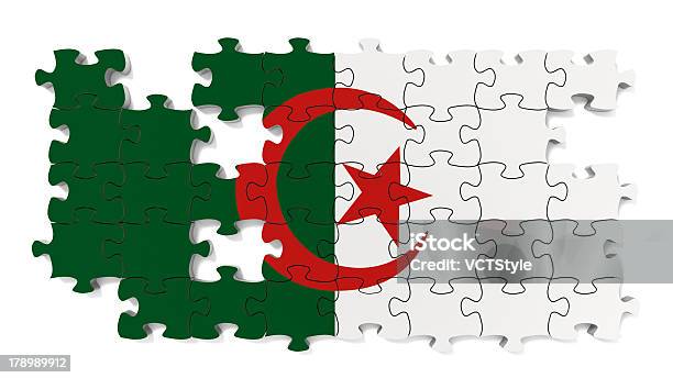 Algerischeflagge Stockfoto und mehr Bilder von Algerien - Algerien, Algerische Flagge, Digital generiert