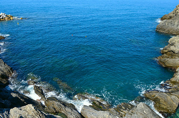 Cтоковое фото Скалы на Лигурийское море