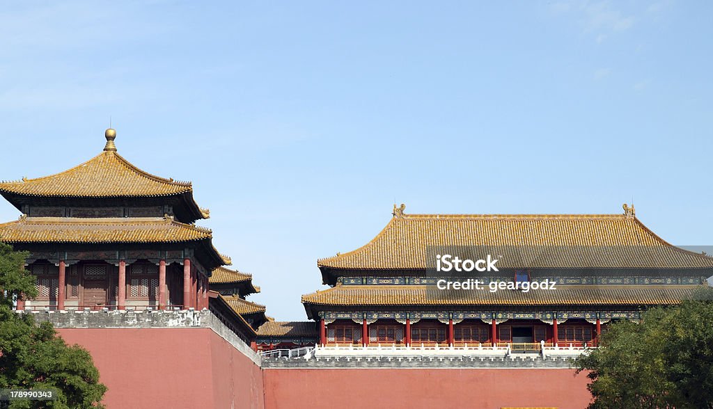 Pałac w Zakazane Miasto, Beijing, Chiny - Zbiór zdjęć royalty-free (Architektura)