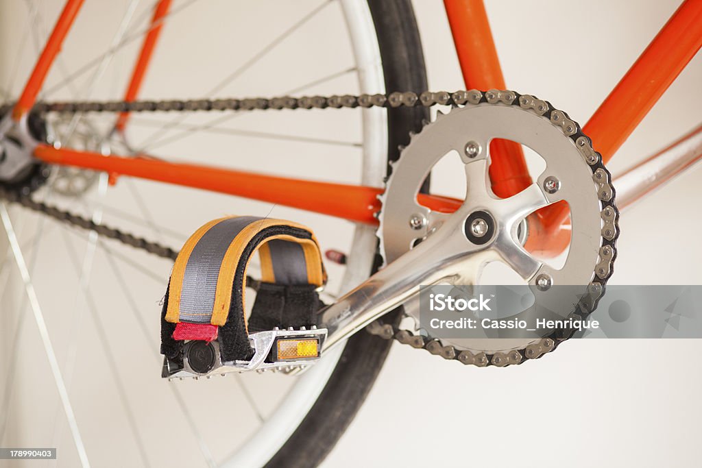 Pedais de Bicicleta de marcha fixa - Foto de stock de Armação de Bicicleta royalty-free