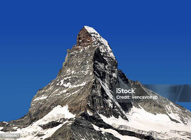 Matterhorn - Fotografie stock e altre immagini di Alpi - Alpi, Alpi svizzere, Ambientazione esterna