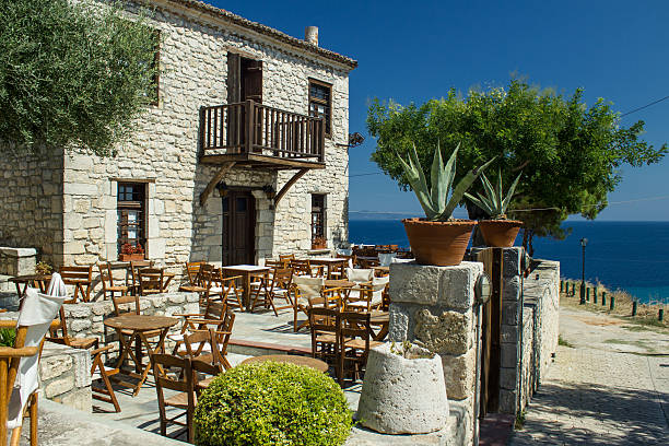 istock Old traditional building in Afitos, Greece 178991067