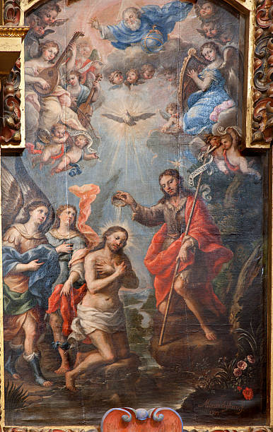 Toledo -  Baptism of Christ paint