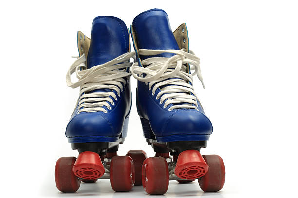 Roller patins, isolada - foto de acervo