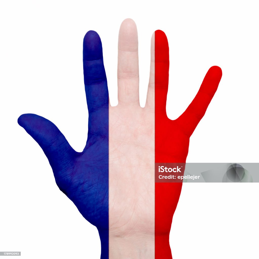 Dipinti a mano - Foto stock royalty-free di Bandiera