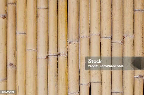 Foto de Bambu Muro De Fundo e mais fotos de stock de Amarelo - Amarelo, Artigo de decoração, Bambu