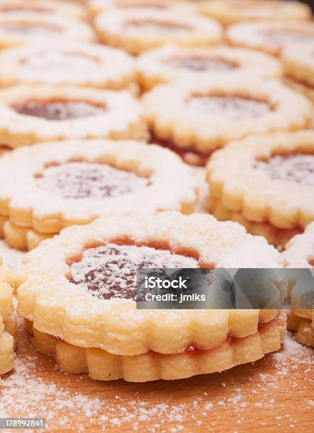 Linz Cookies Stock Photo - Download Image Now - Cake, Close-up, Cookie