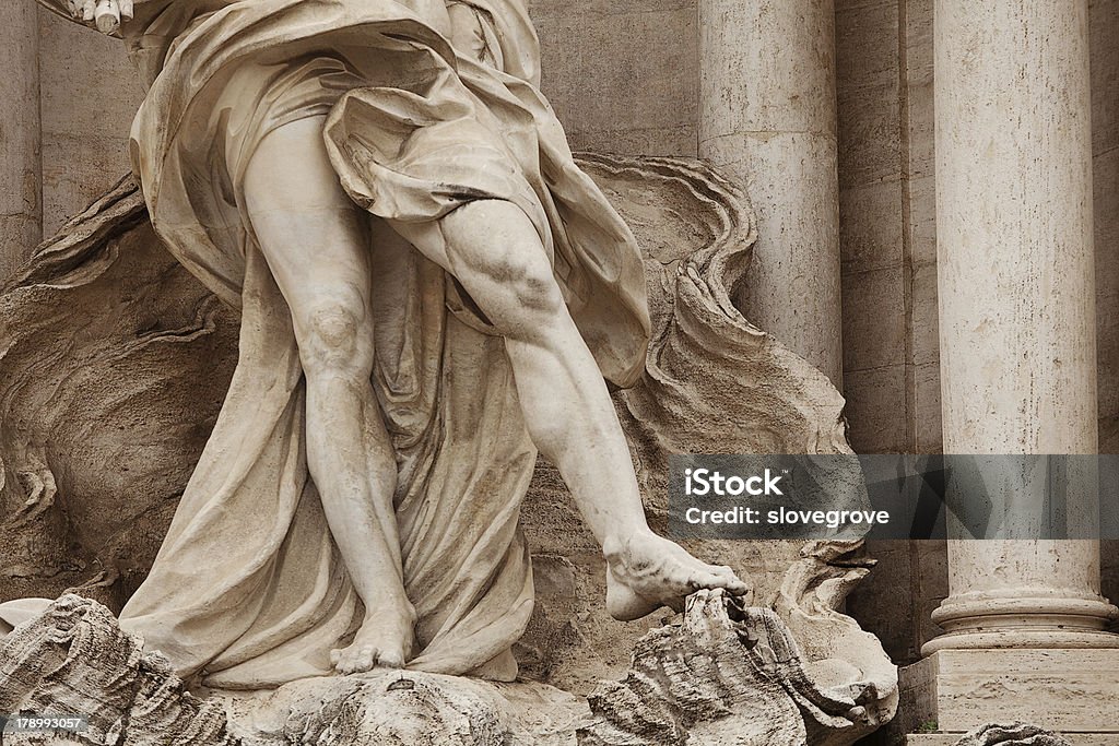Fontana di Trevi Roma - Foto stock royalty-free di Acqua