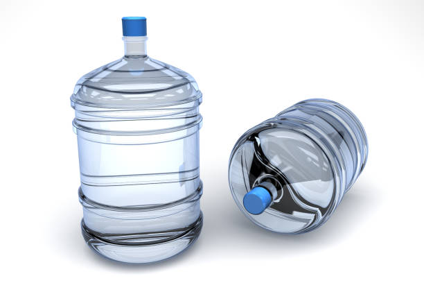 Bottled water stock photo