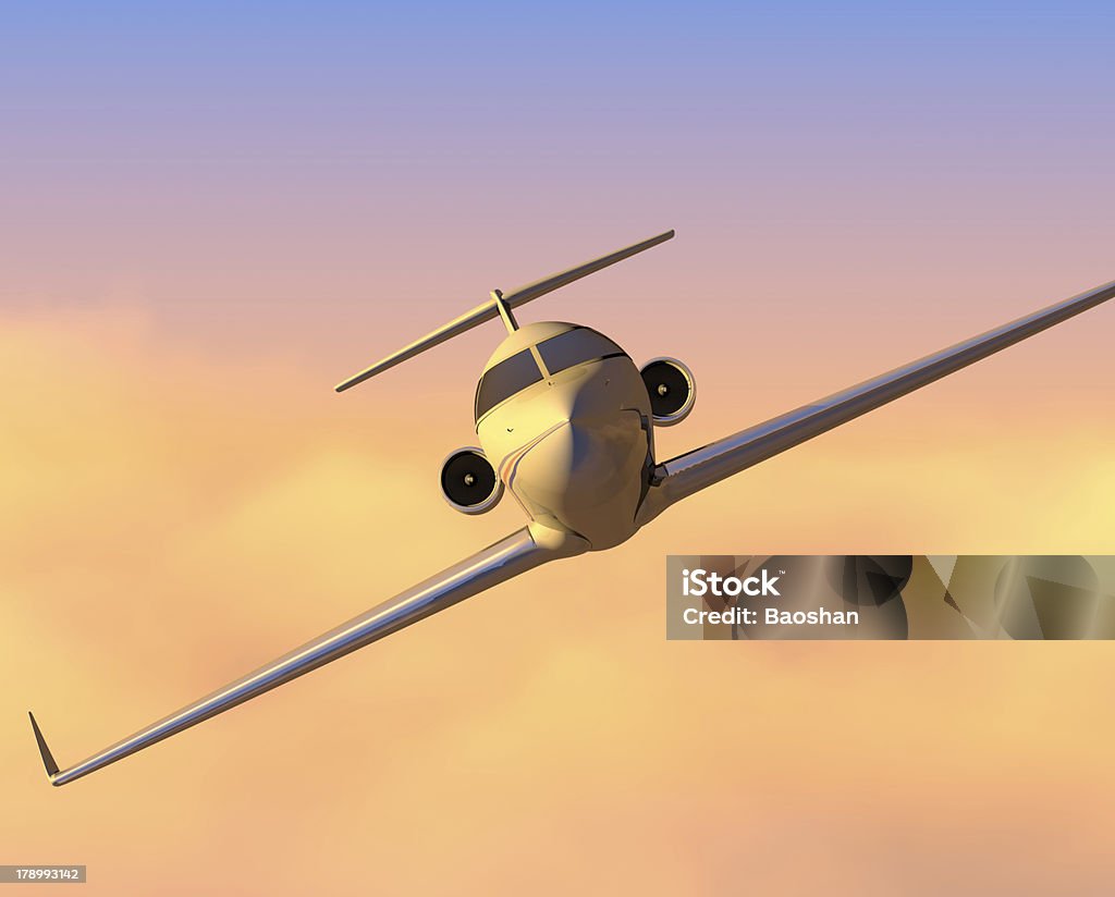 기업 제트기, 비즈니스 여행 - 로열티 프리 개인 비행기 스톡 사진