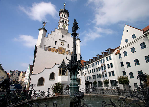 幅広 kempten 旧市庁舎 - allgau city bavaria altstadt ストックフォトと画像