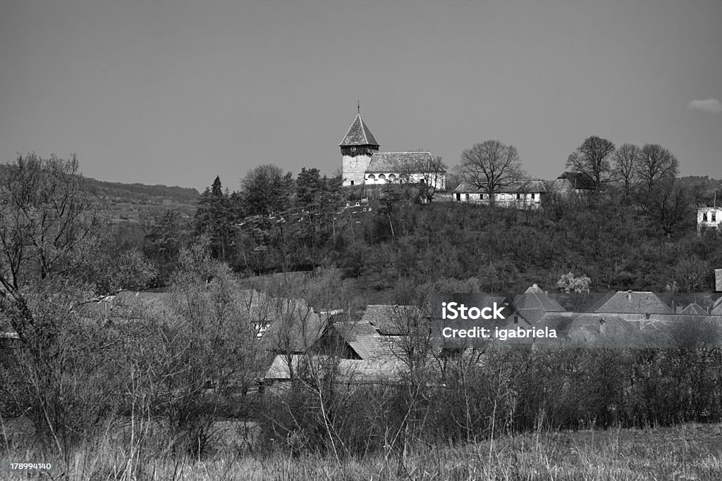 Igreja Rodbav - Foto de stock de Aldeia royalty-free