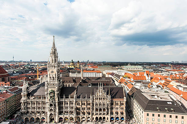 istock Munich Skyline and city Hall 178994393