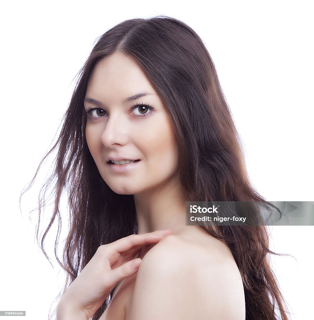 beautyl cara de mujer con maquillaje - Foto de stock de Adulto libre de derechos