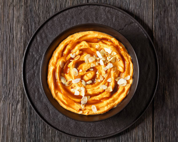 istock vanilla whipped sweet potatoes with maple syrup 1789946325
