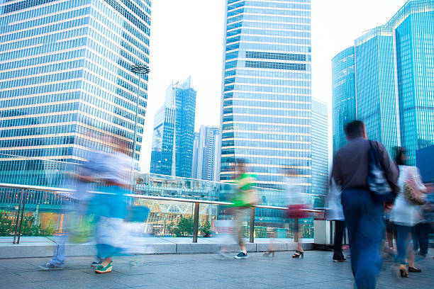 istock abstract image of a business people rushing 178995224