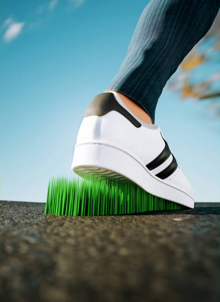 istock Visible Impact: Sneakers Stress Importance of Reducing Carbon Footprints 1789954384