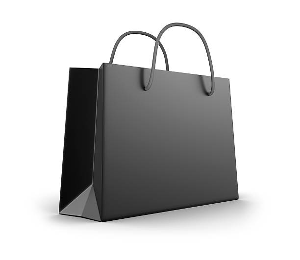 black bolsa de compras - bolsa de presente - fotografias e filmes do acervo