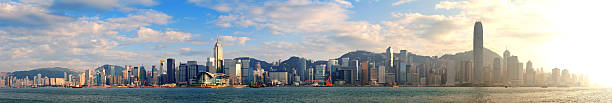 istock Panoramic view of Hong Kong skyline at dawn 178996848