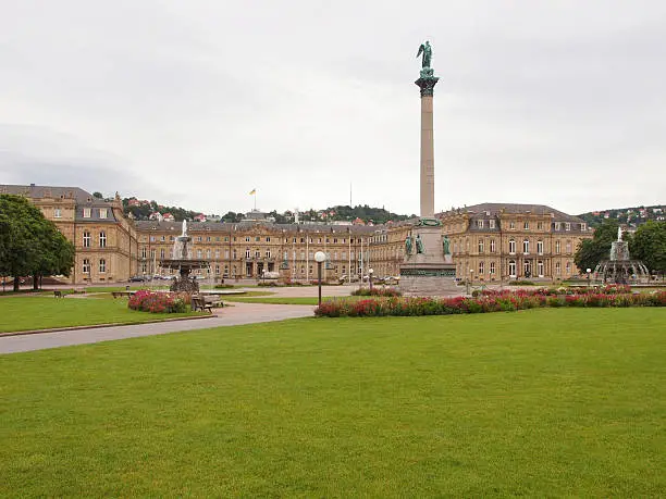 The Schlossplatz (Castle square) in Stuttgart, Germany