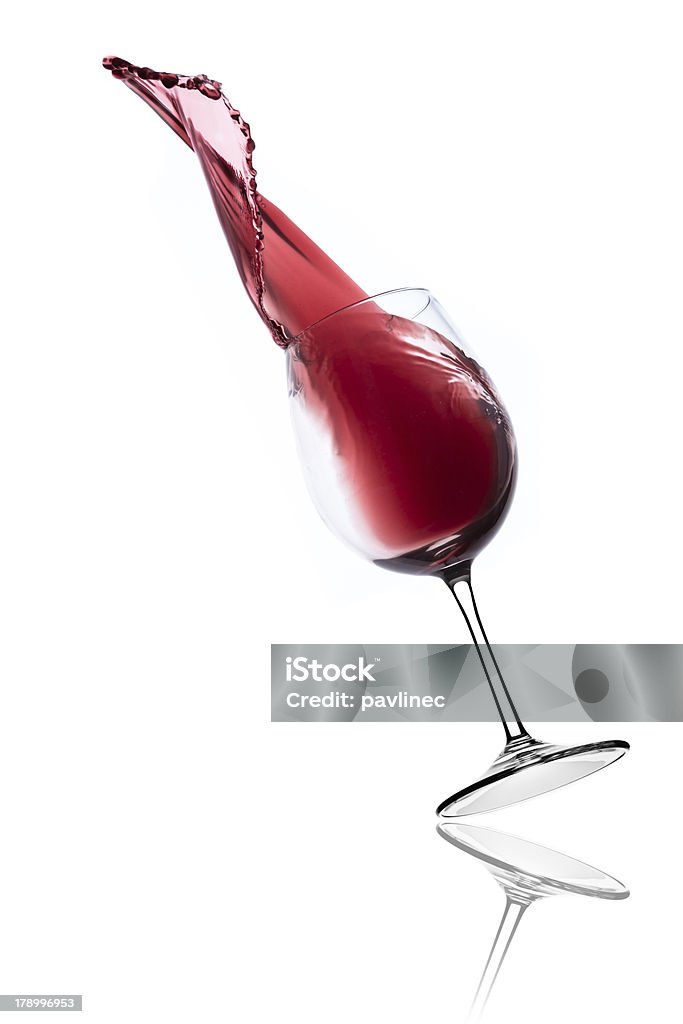 Vinho Tinto splash - Royalty-free Atividade Foto de stock