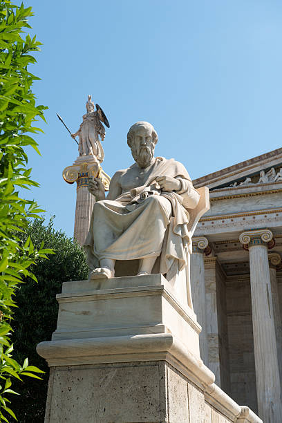 istock Socrates and Athena in front the Academy of Athens 178996975