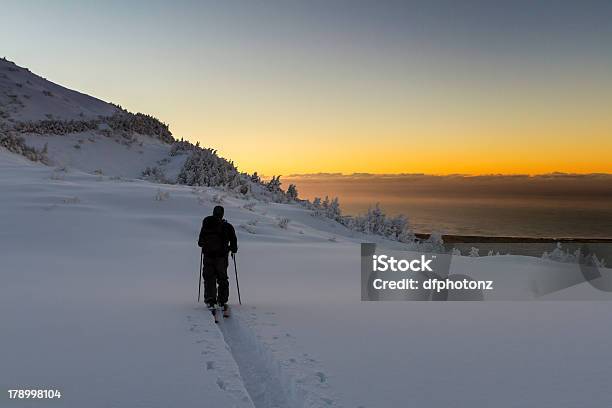 Ski Touring Stock Photo - Download Image Now - Leading, Mountain, One Person