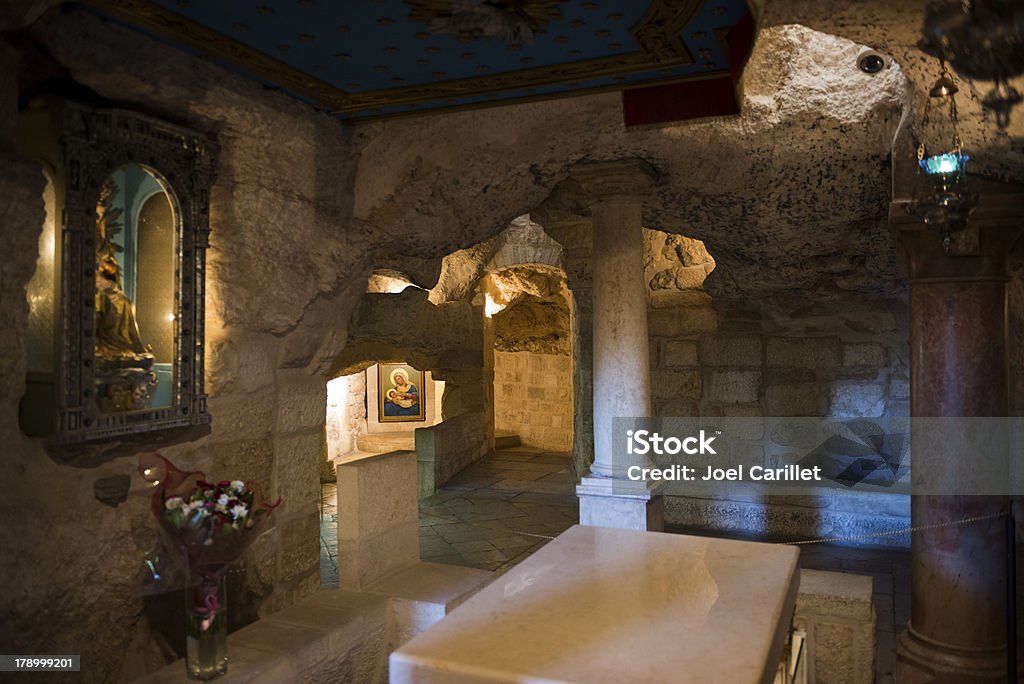 Leche gruta de la ciudad de Bethlehem, Cisjordania - Foto de stock de Amamantar libre de derechos