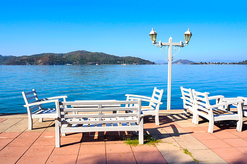 Seaside in Fethiye district of Muğla province in Türkiye.