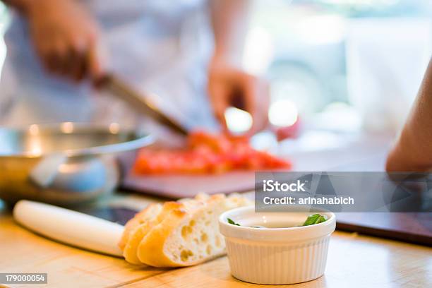 Bruschetta Stock Photo - Download Image Now - Appetizer, Basil, Bread