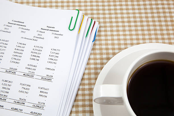 istock Business report and cup of coffee 179000073
