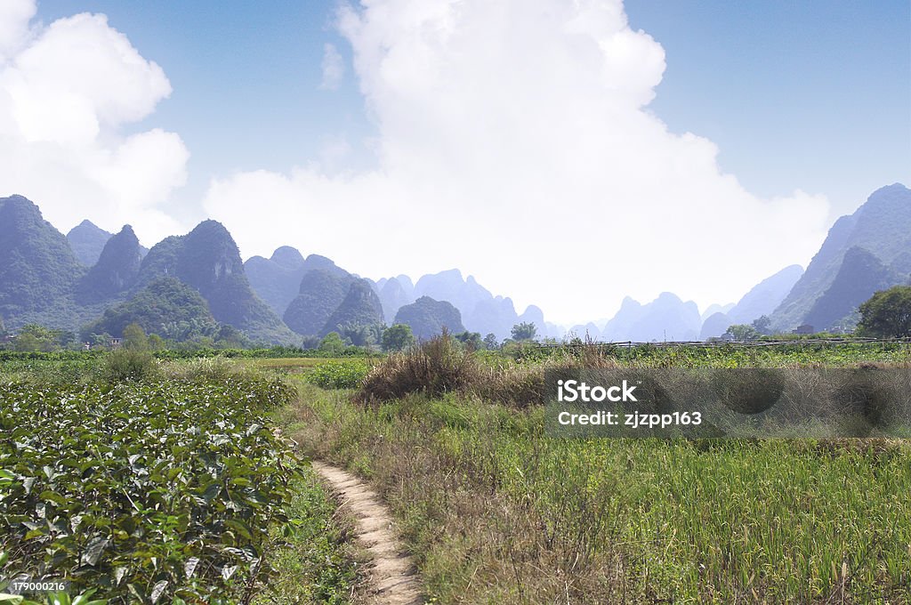 Paisagem de montanha em Guilin - Royalty-free Agricultura Foto de stock