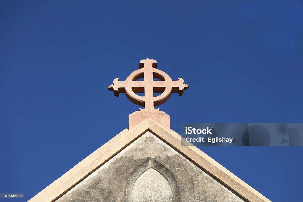 Igreja Cross - Foto de stock de Acima royalty-free