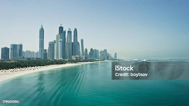 Dubai Skyline Stock Photo - Download Image Now - Architecture, Backgrounds, Bay of Water
