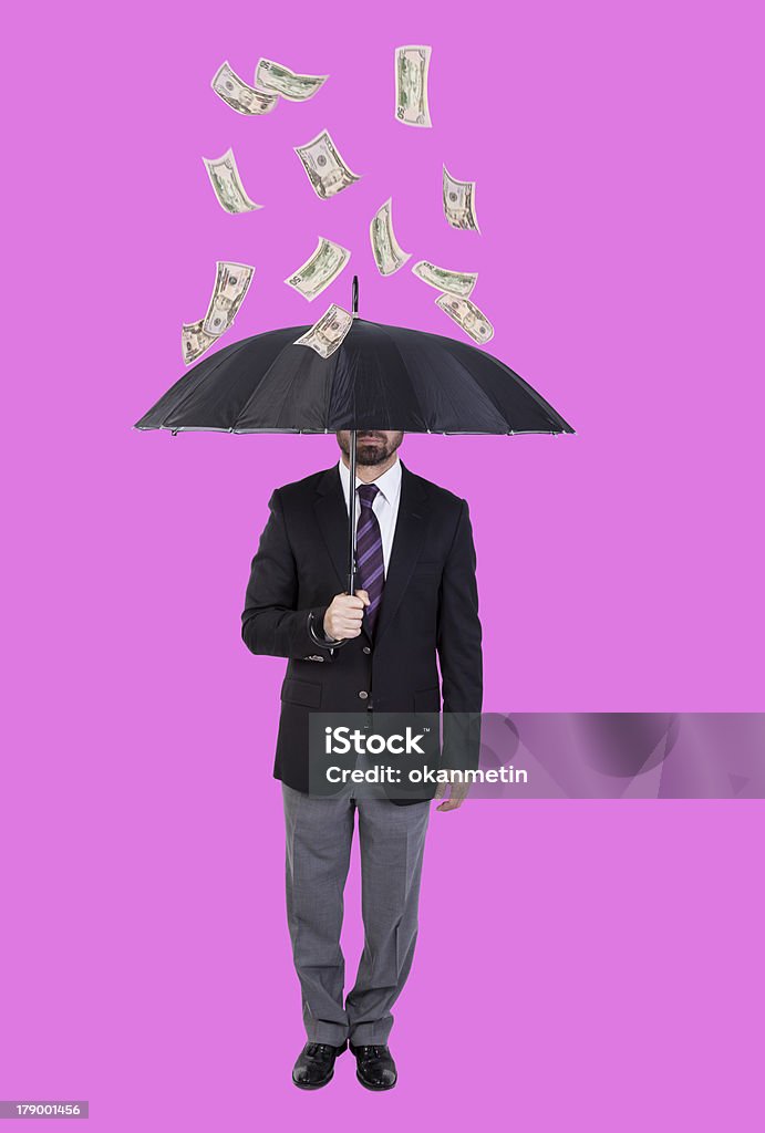 Dinheiro de chuva - Foto de stock de Guarda-chuva royalty-free