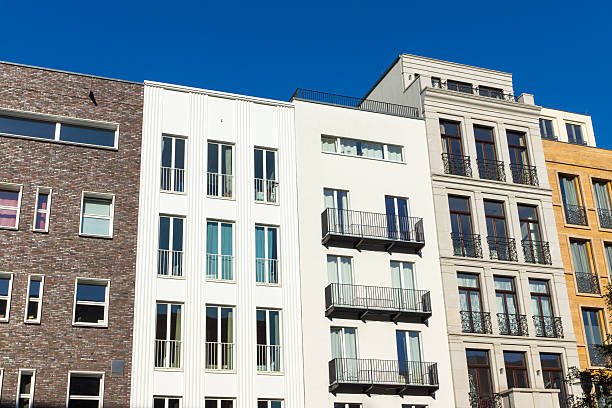 istock Small townhouses 179003005