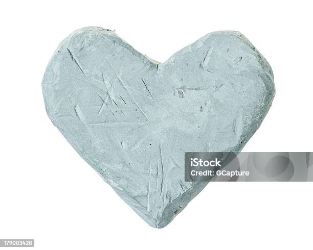 Cuore Da Blu Argilla - Fotografie stock e altre immagini di Argilla - Argilla, Simbolo di cuore, Allegoria