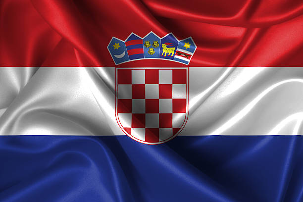 istock Wavy Flag of Croatia 179003740